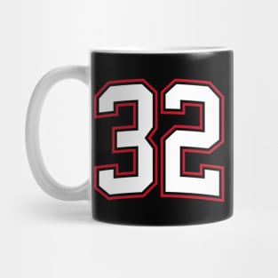 Number Thirty Two 32 Mug